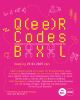 Cover of the map of the project Qeer Codes in pink and yellow